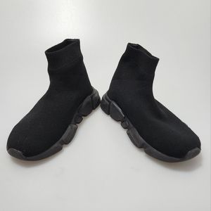 Balenciaga Little Kid's & Kid's Speed LU Sock Sneakers Black EU 27-28 / US 10-11